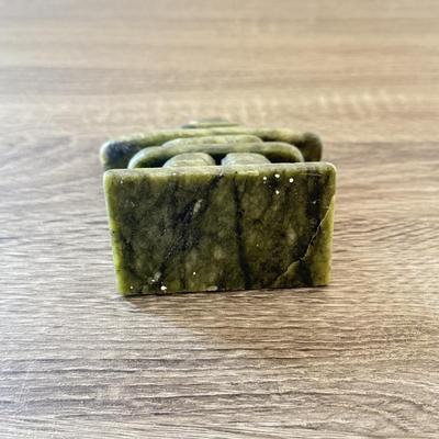 LOT 181K: Lucky Metal Grasshopper, Metal Flower Frog & Stone Sculpture