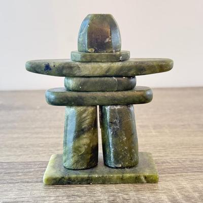 LOT 181K: Lucky Metal Grasshopper, Metal Flower Frog & Stone Sculpture