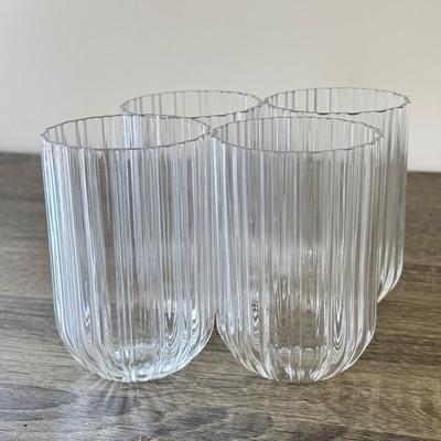 LOT 183K: Margarita Glasses, Pink Stem Wine Glasses & More Drinkware