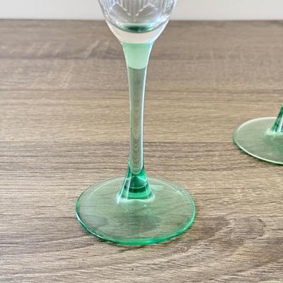 LOT 183K: Margarita Glasses, Pink Stem Wine Glasses & More Drinkware