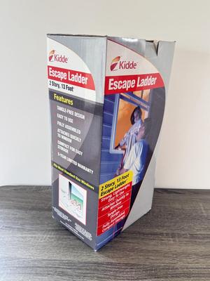 LOT 184F: Kidde Escape Ladder & Fire Extinguisher w/ Boxes