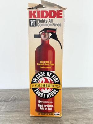 LOT 184F: Kidde Escape Ladder & Fire Extinguisher w/ Boxes