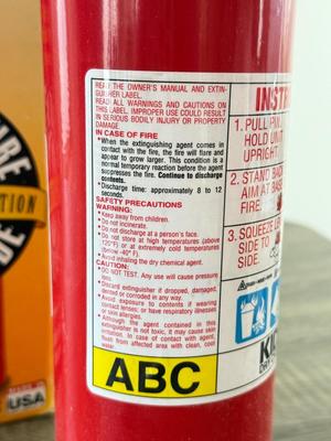 LOT 184F: Kidde Escape Ladder & Fire Extinguisher w/ Boxes