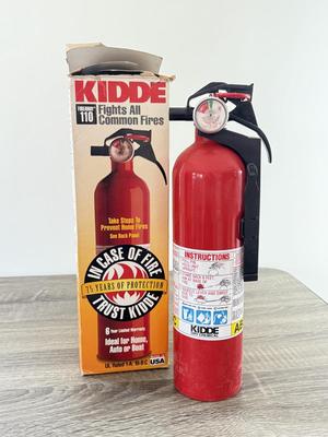 LOT 184F: Kidde Escape Ladder & Fire Extinguisher w/ Boxes