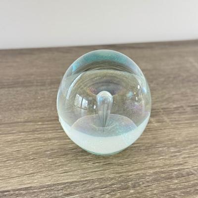 LOT 185K: Glass Paperweight and Marble Egg Collection - Signed & Millefiori