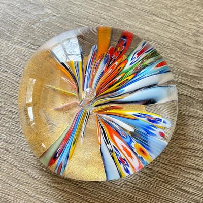 LOT 185K: Glass Paperweight and Marble Egg Collection - Signed & Millefiori