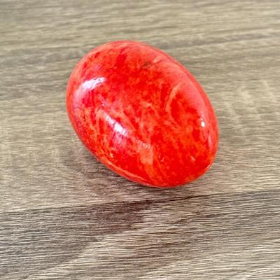 LOT 185K: Glass Paperweight and Marble Egg Collection - Signed & Millefiori