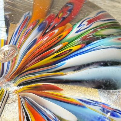 LOT 185K: Glass Paperweight and Marble Egg Collection - Signed & Millefiori