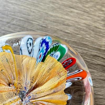 LOT 185K: Glass Paperweight and Marble Egg Collection - Signed & Millefiori