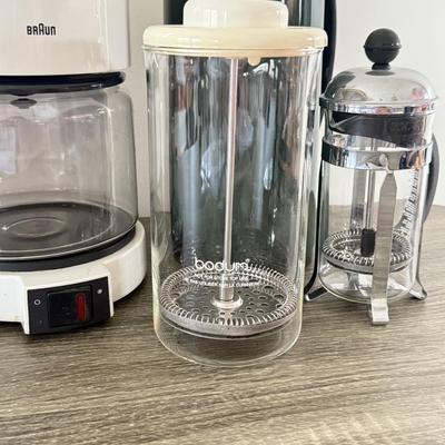 LOT 187K: Coffee Collection: Milk Frothing Machine, Coffee Maker & More