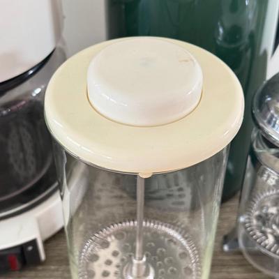 LOT 187K: Coffee Collection: Milk Frothing Machine, Coffee Maker & More