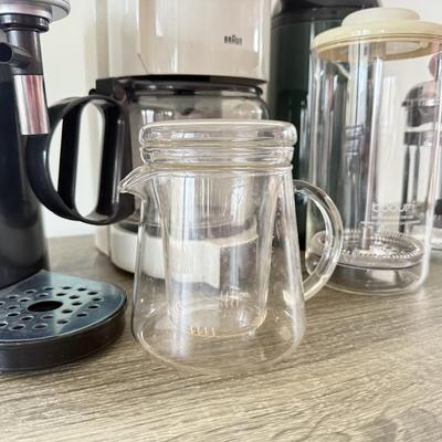 LOT 187K: Coffee Collection: Milk Frothing Machine, Coffee Maker & More