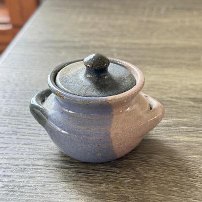 LOT 188: Carved Rabbit Whistle w/ Stamp & Mini Pottery Collection: Stoneware, Signed & More