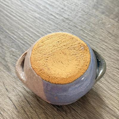 LOT 188: Carved Rabbit Whistle w/ Stamp & Mini Pottery Collection: Stoneware, Signed & More