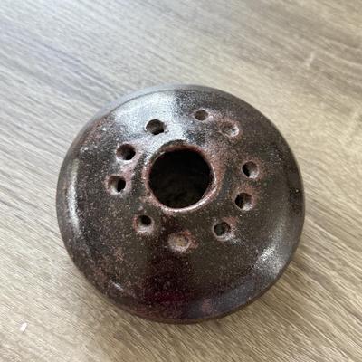 LOT 188: Carved Rabbit Whistle w/ Stamp & Mini Pottery Collection: Stoneware, Signed & More