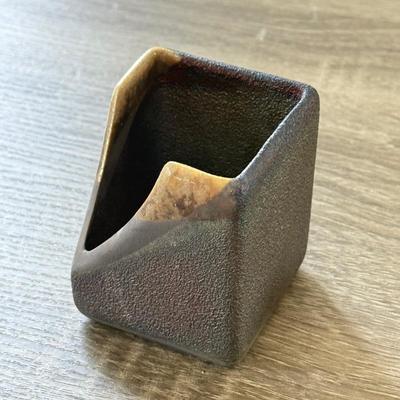 LOT 188: Carved Rabbit Whistle w/ Stamp & Mini Pottery Collection: Stoneware, Signed & More