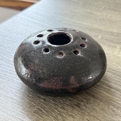 LOT 188: Carved Rabbit Whistle w/ Stamp & Mini Pottery Collection: Stoneware, Signed & More