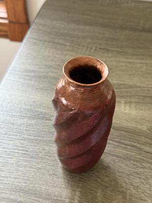 LOT 190: Two Copper Gallery Vases