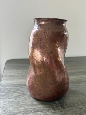 LOT 190: Two Copper Gallery Vases