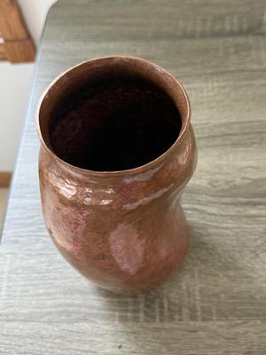 LOT 190: Two Copper Gallery Vases