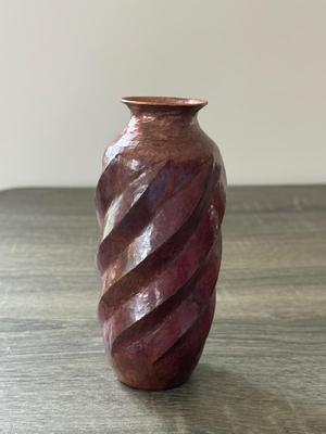 LOT 190: Two Copper Gallery Vases