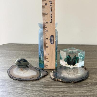 LOT 191: Geode Slices, Whale Rock & More