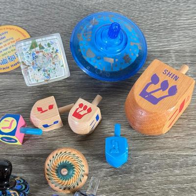 LOT 194K: Collection of Dreidels: Signed, Hand Blown & More