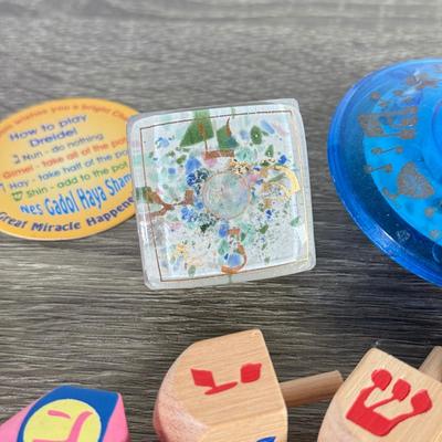 LOT 194K: Collection of Dreidels: Signed, Hand Blown & More