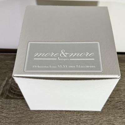 LOT 195X: Vintage New York City Ice Skating Hand Decorated Oversized Christmas Ball