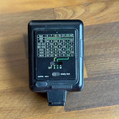 LOT 198X: Ricoh Shot Master Zoom 105 Camera, Nikon National Geographic Society Binoculars, Canon Camera Bag, Unused 35mm Film & More