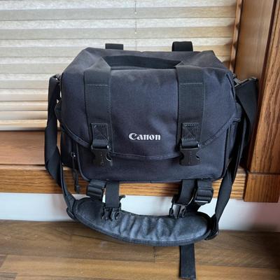 LOT 198X: Ricoh Shot Master Zoom 105 Camera, Nikon National Geographic Society Binoculars, Canon Camera Bag, Unused 35mm Film & More