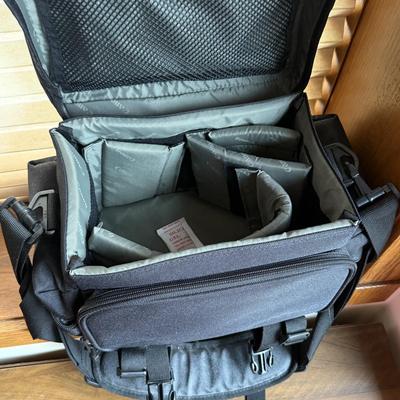 LOT 198X: Ricoh Shot Master Zoom 105 Camera, Nikon National Geographic Society Binoculars, Canon Camera Bag, Unused 35mm Film & More