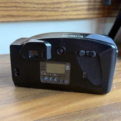 LOT 198X: Ricoh Shot Master Zoom 105 Camera, Nikon National Geographic Society Binoculars, Canon Camera Bag, Unused 35mm Film & More