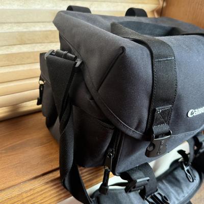 LOT 198X: Ricoh Shot Master Zoom 105 Camera, Nikon National Geographic Society Binoculars, Canon Camera Bag, Unused 35mm Film & More