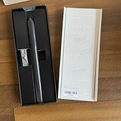 LOT 223X: Phone and Tablet Accessories: Dell Lattitude 7320 Detachable Action Pen, Otterbox Case, Credit Card Mobile Charger, PNC...