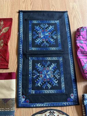 LOT 226F: Hand Made Wall Hangings & Embroidered Decorative Fabrics
