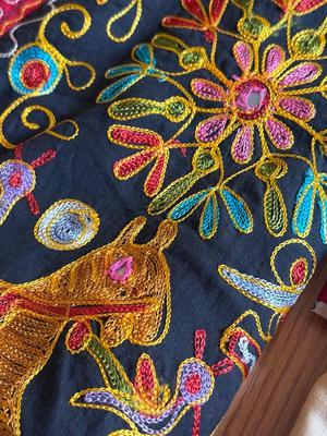 LOT 226F: Hand Made Wall Hangings & Embroidered Decorative Fabrics