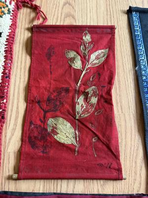 LOT 226F: Hand Made Wall Hangings & Embroidered Decorative Fabrics