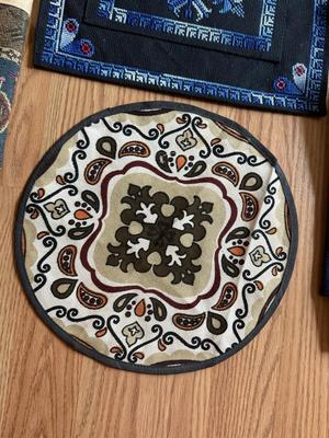 LOT 226F: Hand Made Wall Hangings & Embroidered Decorative Fabrics