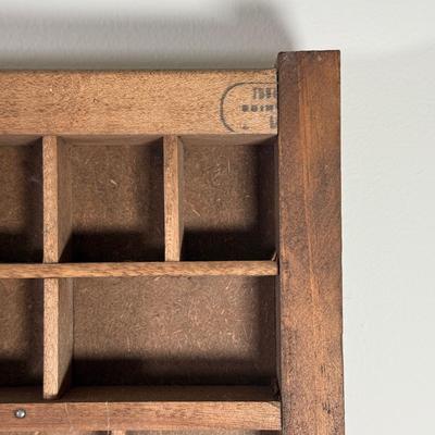 LOT 228K: Vintage Printing Press Trays - Great for Miniature Display