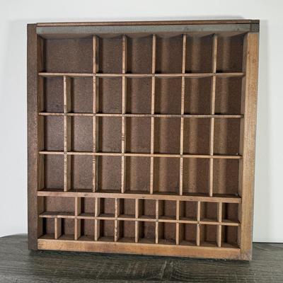 LOT 228K: Vintage Printing Press Trays - Great for Miniature Display