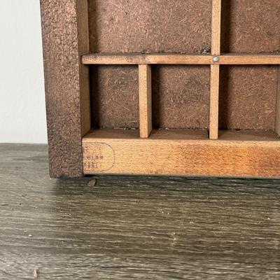 LOT 228K: Vintage Printing Press Trays - Great for Miniature Display