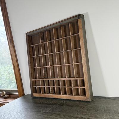 LOT 228K: Vintage Printing Press Trays - Great for Miniature Display