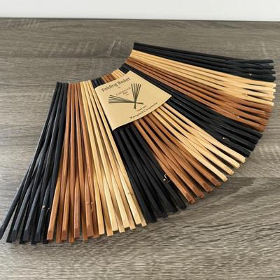 LOT 229: Stainless Steel Wok w/ Lid & Base and Bamboo Folding Basked made from Recycled Chopsticks