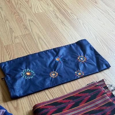 LOT 231F: Embroidered Pillow Covers & Decorative Fabrics