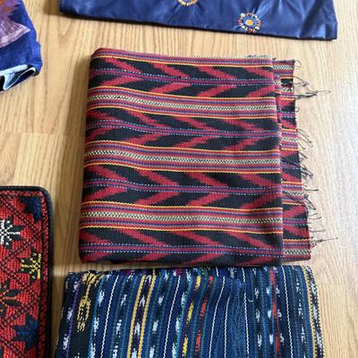 LOT 231F: Embroidered Pillow Covers & Decorative Fabrics