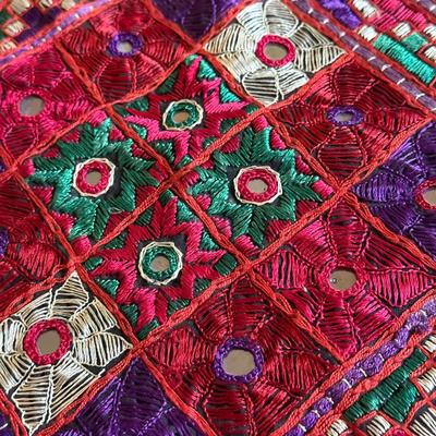 LOT 231F: Embroidered Pillow Covers & Decorative Fabrics