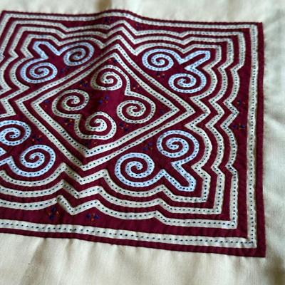 LOT 231F: Embroidered Pillow Covers & Decorative Fabrics