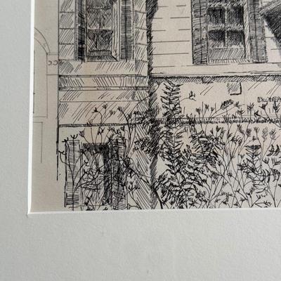 LOT 249: House Profile Signed Artwork