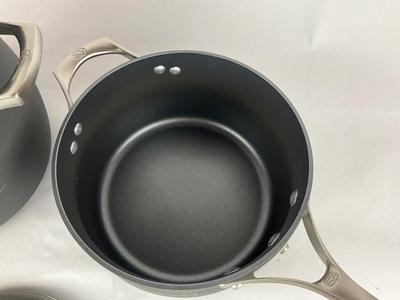 K850 Like New Calphalon Unison 8qt & 4 qt Cookware